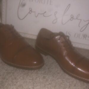 NUNN BUSH BROWN LEATHER DRESS SHOES